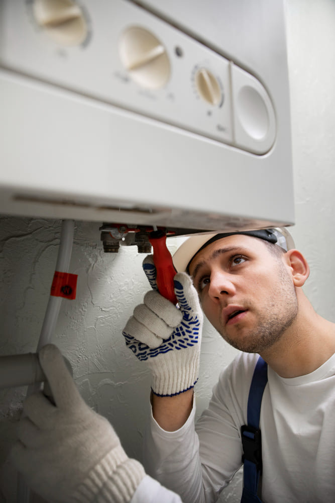 Water heater inspection for 4-point inspections